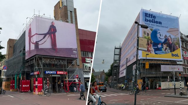 Utrechtse partijen bezorgd over groei reclame op bouwsteigers