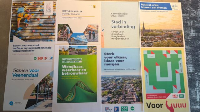 Creativiteit in coalitieakkoord-titels in de provincie Utrecht onder de loep