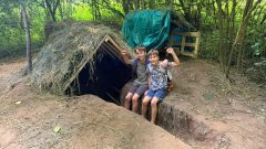 Gemeente Zeist laat kinderen zelfgebouwde hut afbreken
