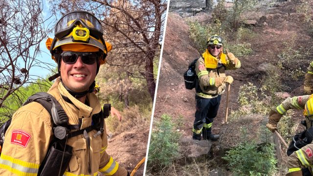 Utrechts brandweerteam bestrijdt natuurbranden in Spanje