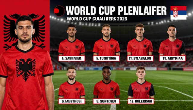 Albanië en Servië stellen 11 nieuwe spelers op voor WK-kwalificatieduel