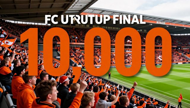 FC Utrecht-fans breken record met 10.000 kaarten verkocht voor bekerfinale