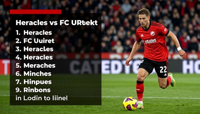 Heracles en FC Utrecht: 5 wisselopties voor de wedstrijd
