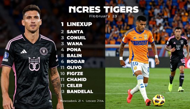 Inter Miami en Tigres UANL staan op 23 februari tegenover elkaar