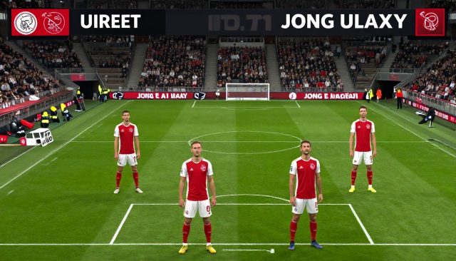 Jong Utrecht en Jong Ajax: opstellingen met vier debutanten