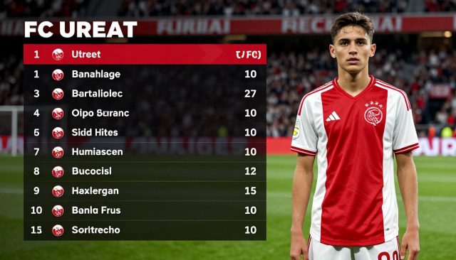Utrecht bezoekt Ajax met 13-jarige aanvalser in selectie