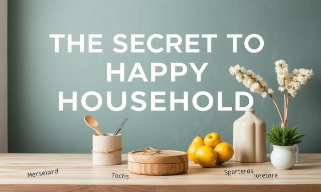 Het Geheim van een Gelukkig Huishouden: Tips voor een Harmonieus Thuis