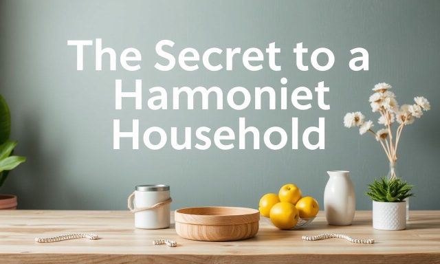 Het Geheim van een Harmonieus Huishouden: Tips voor een Gelukkig Huis