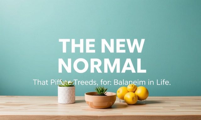 Het Nieuwe Normaal: Lifestyle Trends voor een Balans in het Moderne Leven