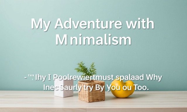 Mijn Avontuur met Minimalisme: Waarom Ik Mijn Huishouden Verkleinde en Jij Dat Ook Moet Proberen