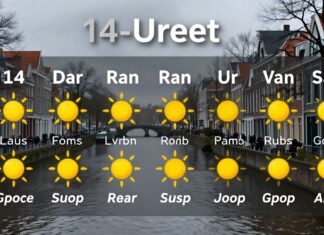 14-daagse weersverwachting Utrecht: Zon en regen wisselen elkaar af