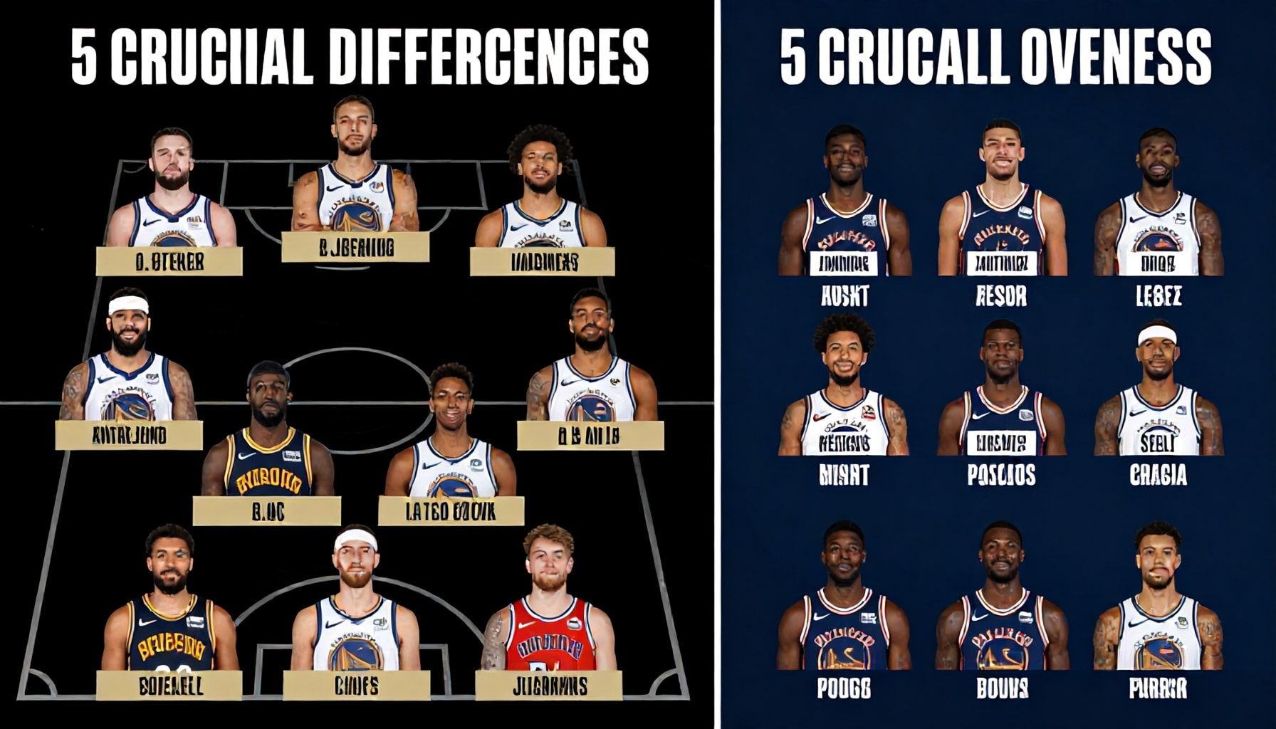 5 cruciale verschillen tussen de opstellingen van beide teams*