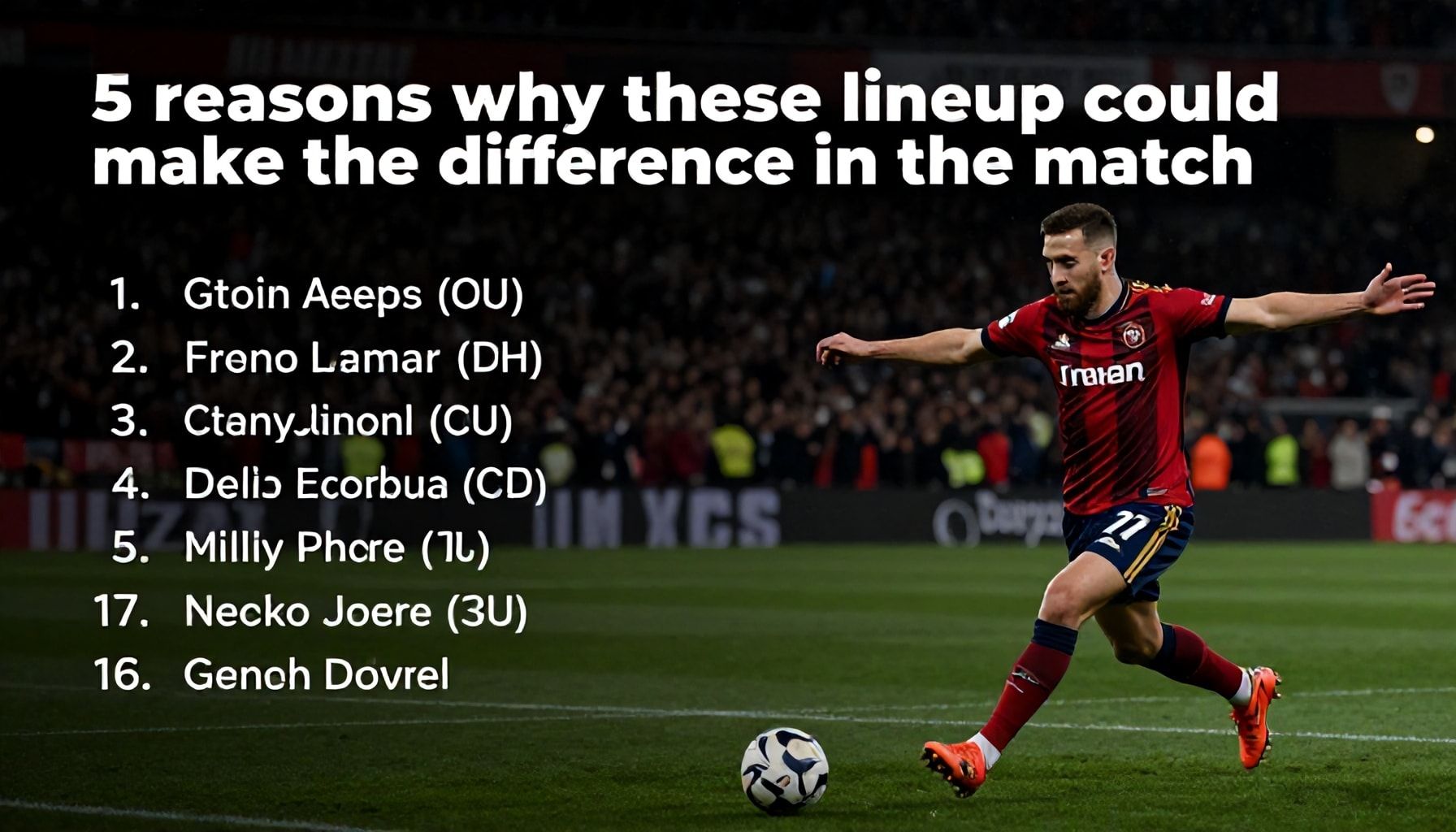 5 redenen waarom deze opstellingen het verschil kunnen maken in het duel*
