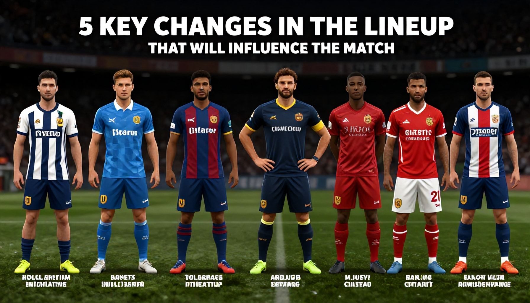 5 Sleutelveranderingen in de Opstellingen die de Wedstrijd Beïnvloeden Zullen*