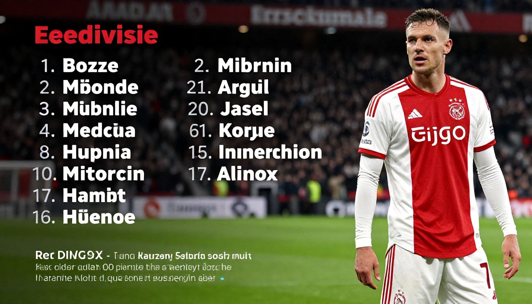 Ajax' prestaties in de Eredivisie