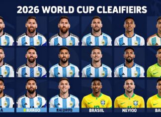 Argentinië en Brazilië bekendmaken 23-koppige selecties voor WK 2026 kwalificaties