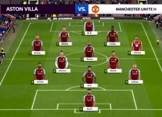Aston Villa en Manchester United: deze opstellingen starten de wedstrijd