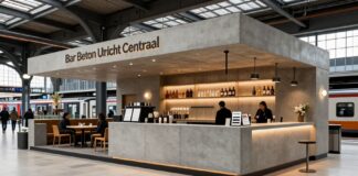 Utrecht Centraal krijgt nieuwe betonnen bar in 2024