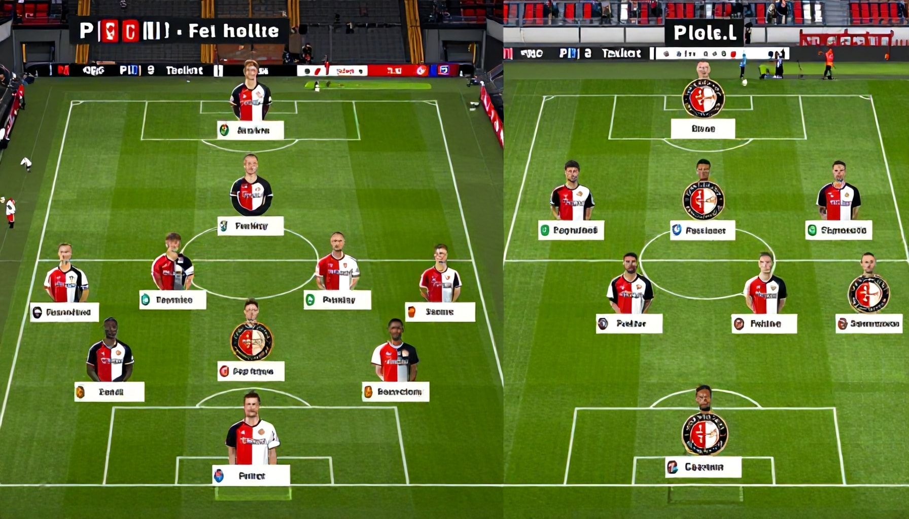 Belangrijke afwezigen voor beide clubs