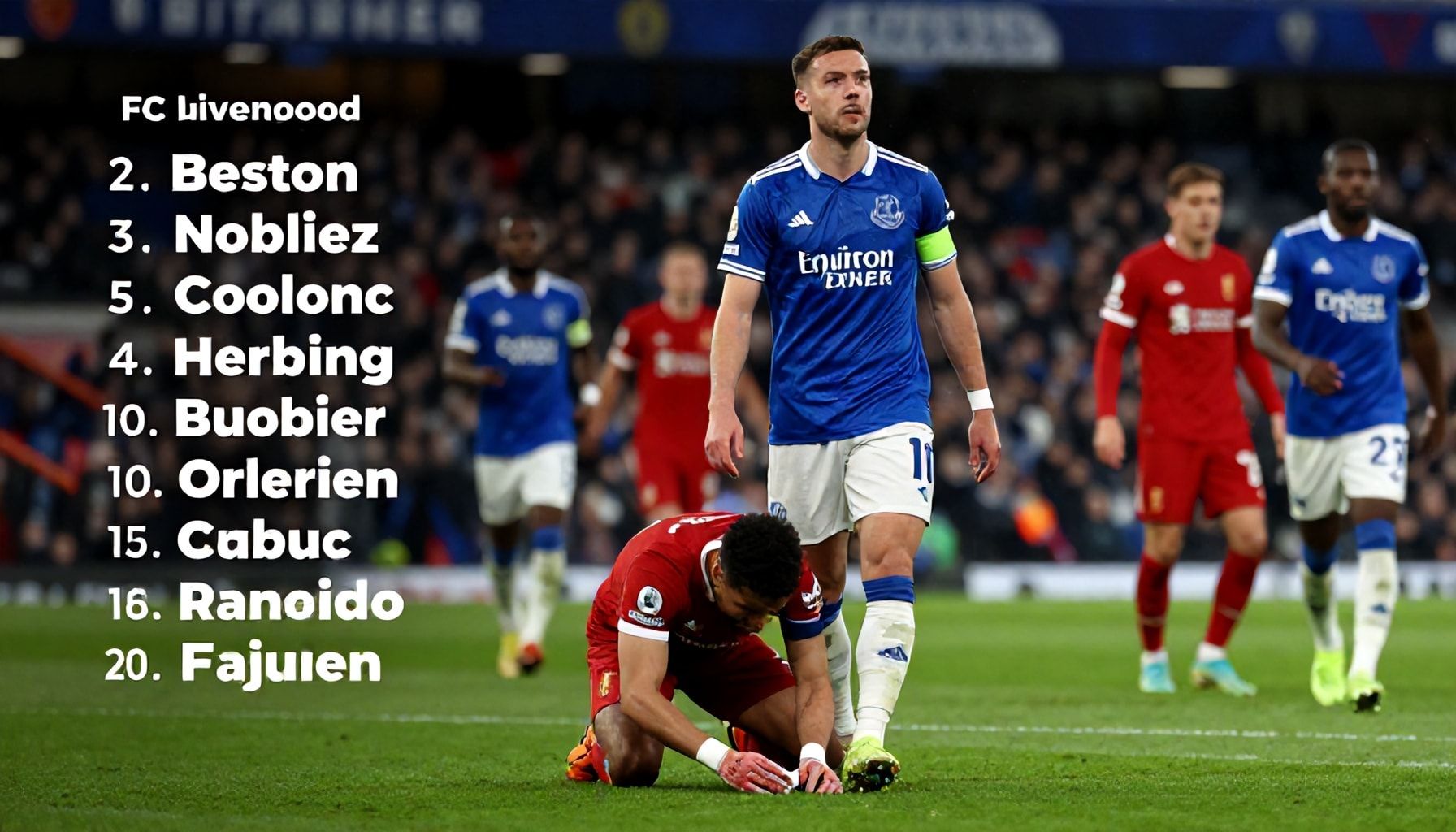 Belangrijke afwezigheden door blessures