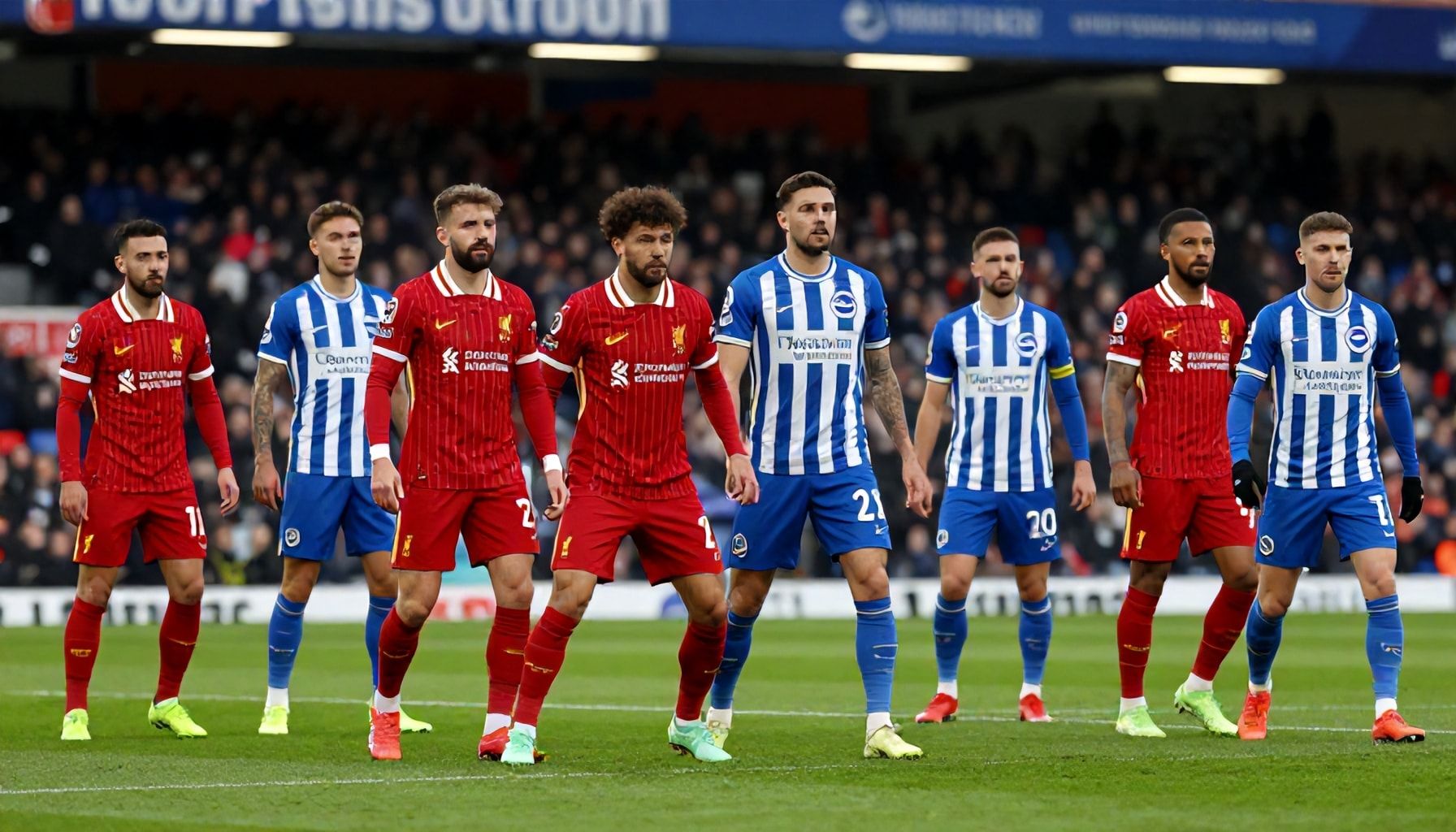 Brighton past zich aan aan Liverpool's aanval