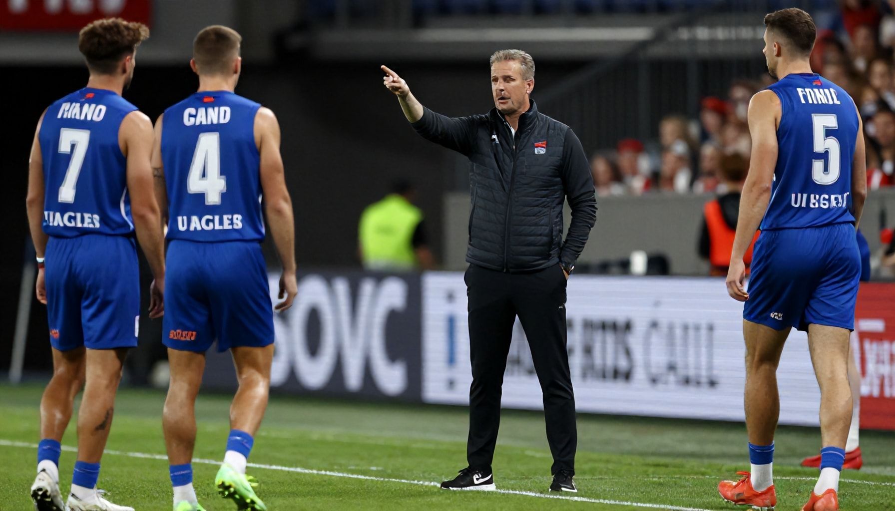 Coach reageert op tactische keuzes