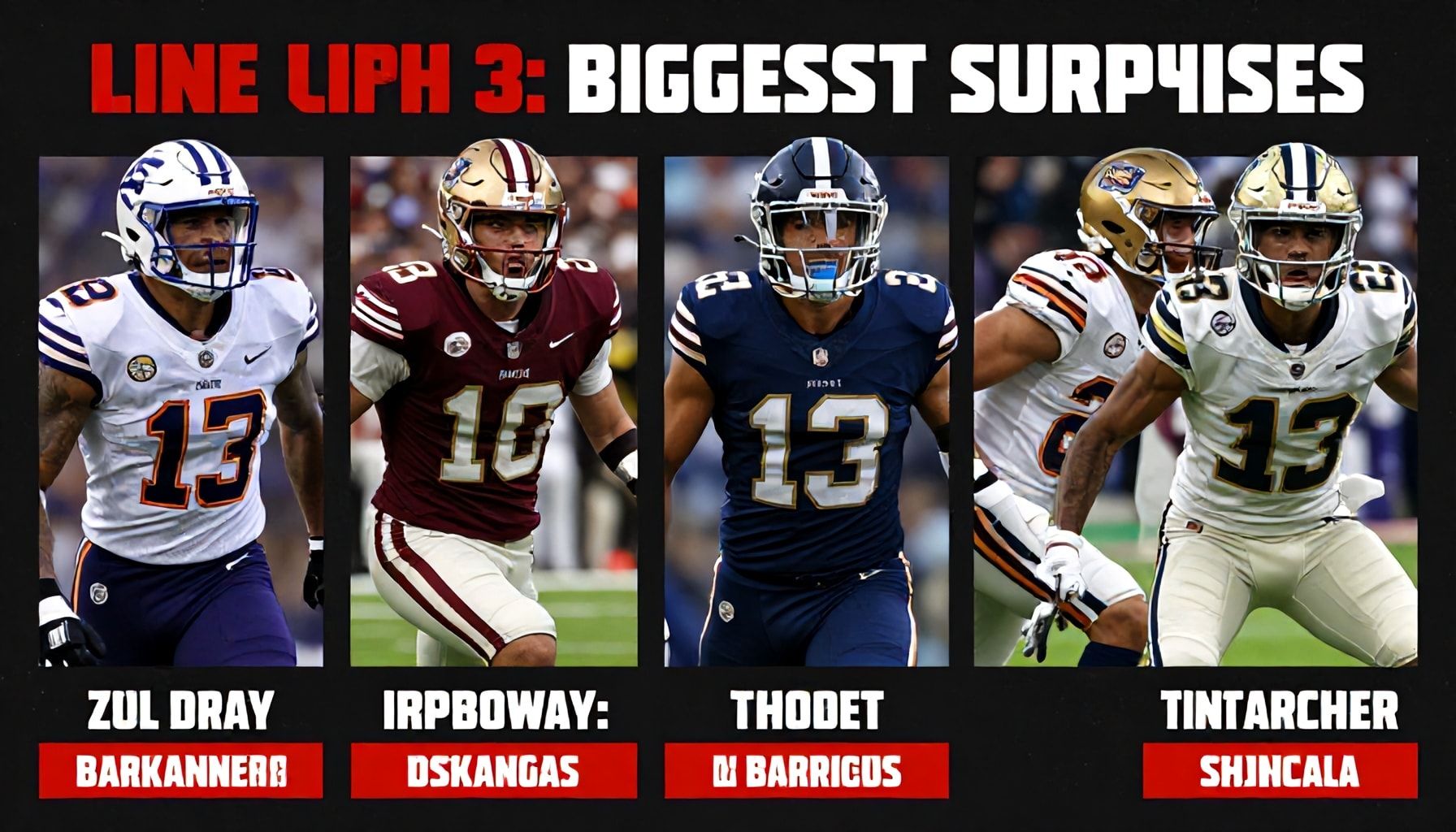 De 3 grootste verrassingen in de opstellingen die het spel kunnen domineren*