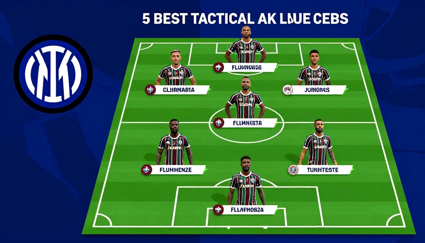 De 5 beste tactische opstellingen voor Inter en Fluminense voor maximaal succes*