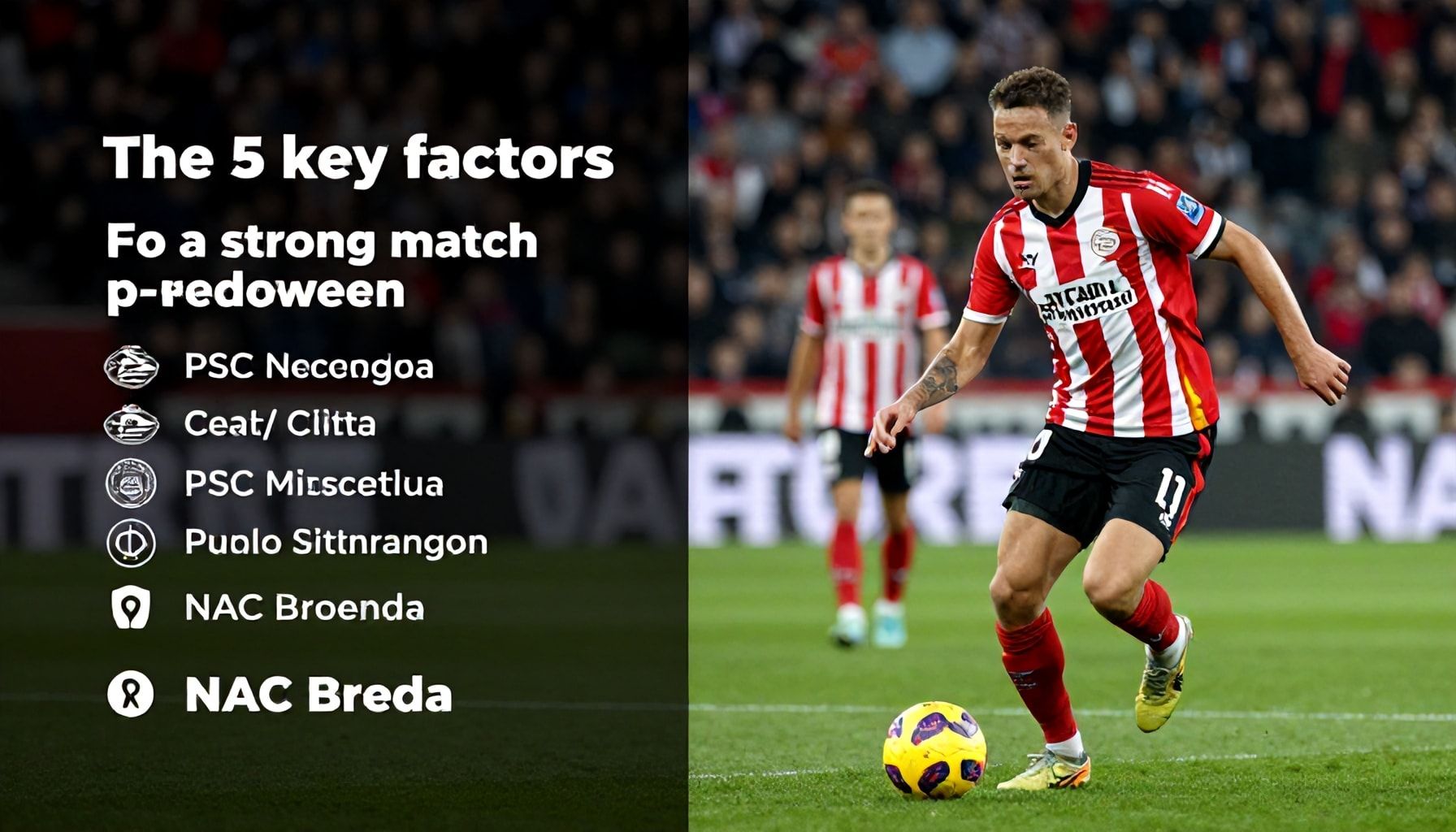 De 5 sleutelfactoren voor een sterke wedstrijd tussen PSV en NAC Breda*