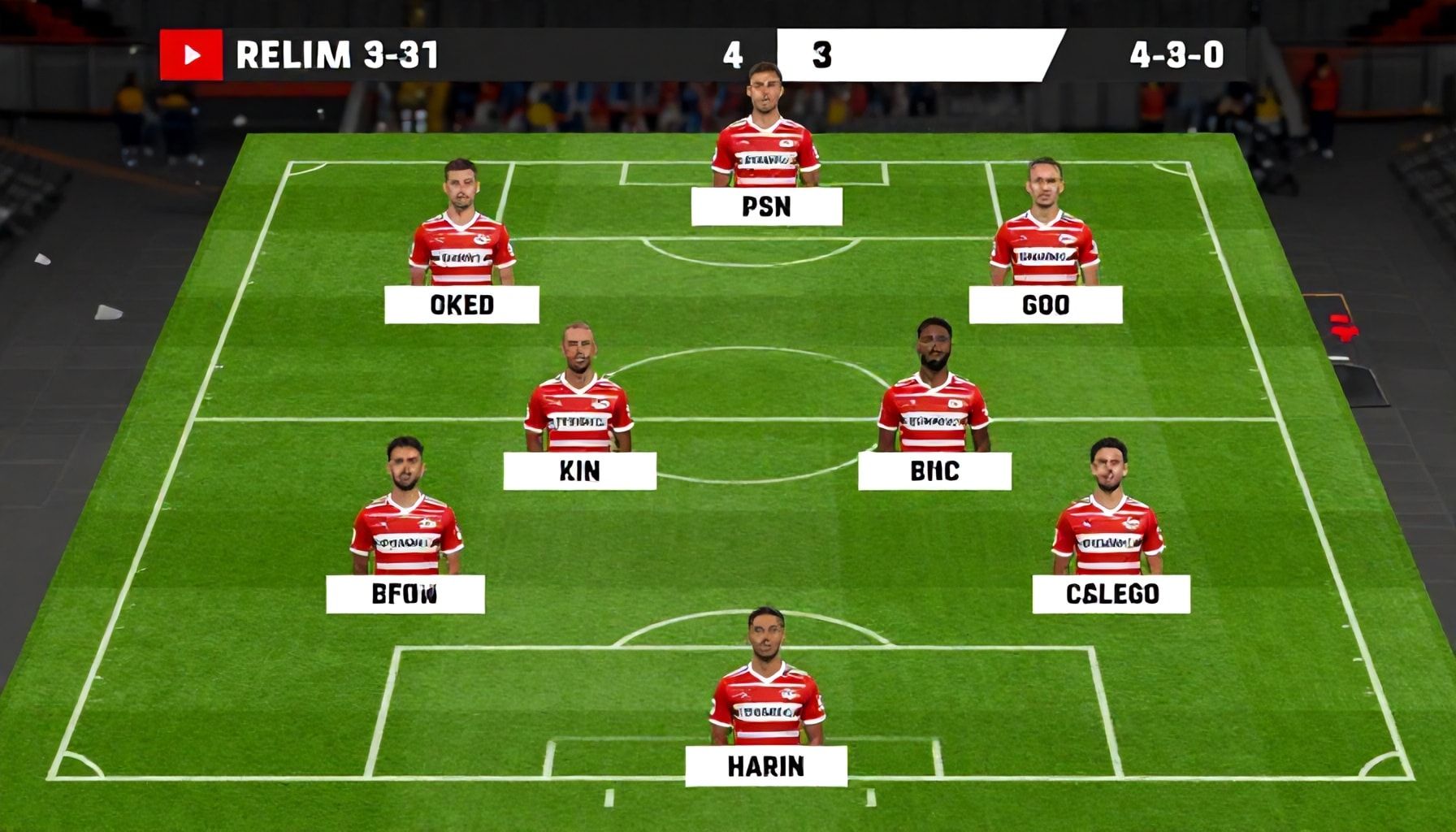 De beste 4-3-3 opstelling van PSV voor een dominante prestatie*