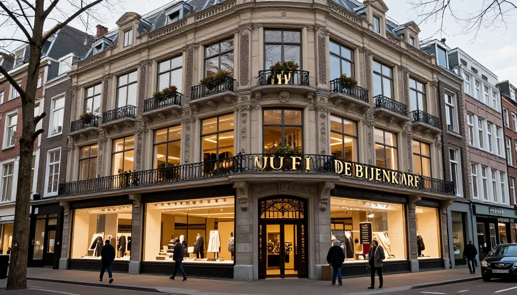 De historische locatie van De Bijenkorf Utrecht