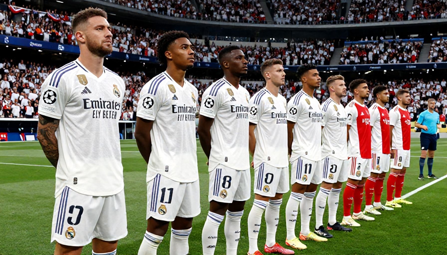 De opstellingen van Real Madrid