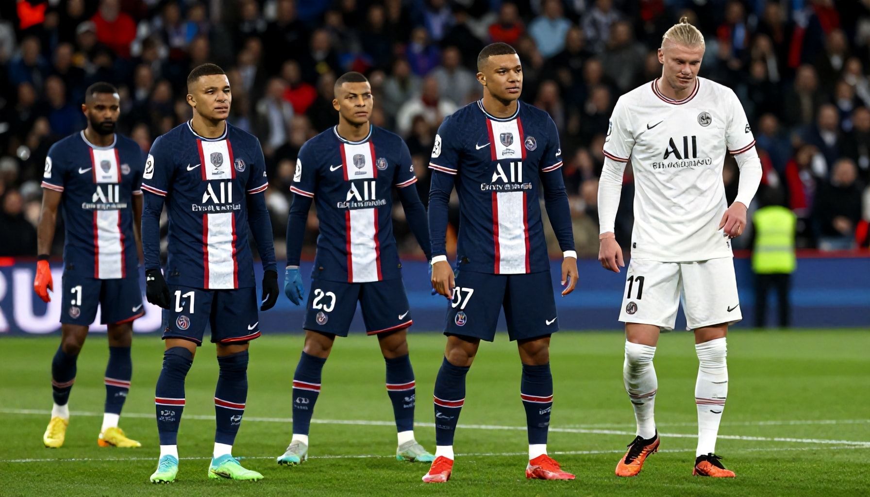 De Perfecte Opstelling van PSG: Hoe Mbappé en Haaland Samen Werken*