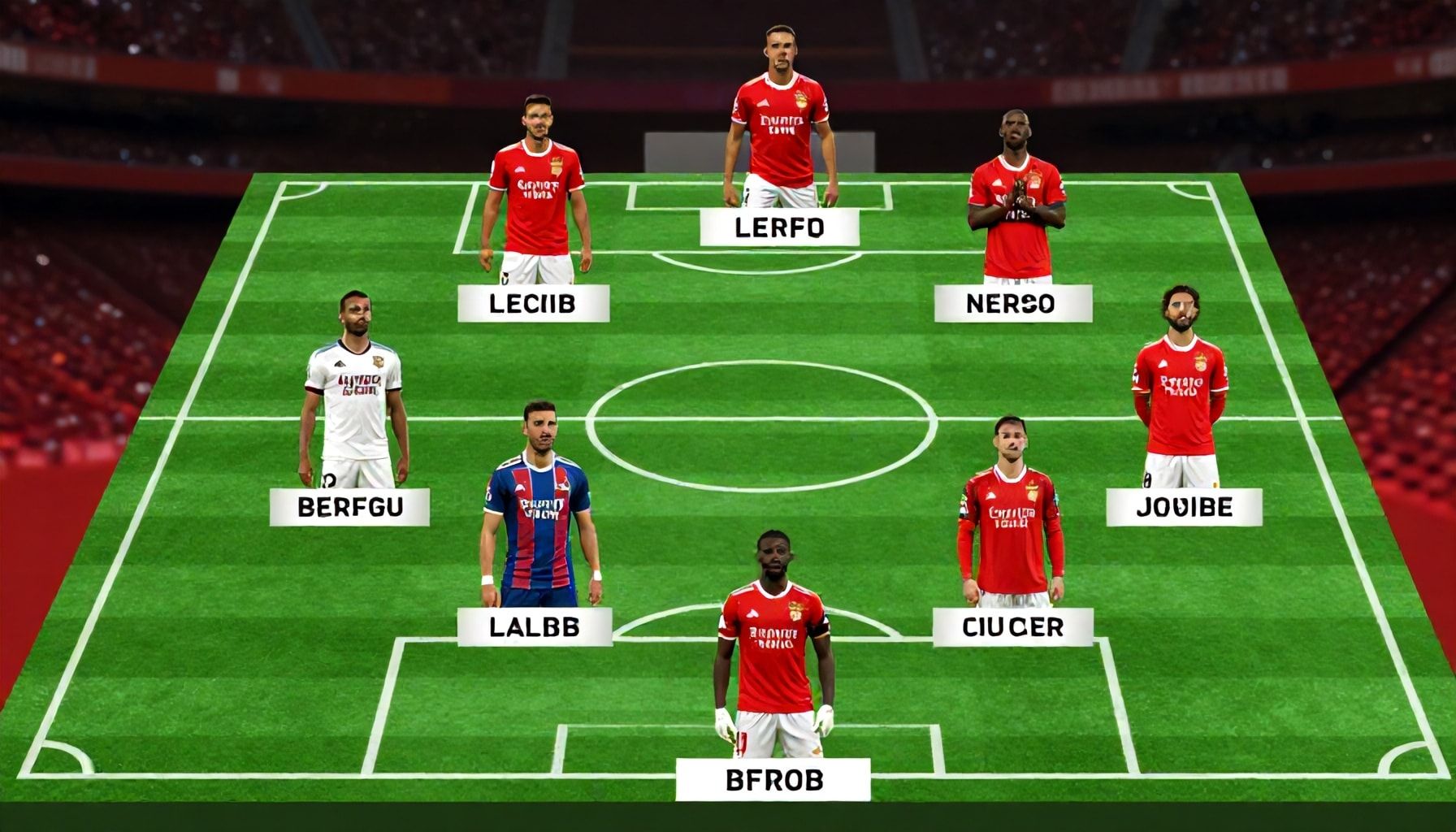 De perfecte opstelling voor Benfica: Hoe ze Barcelona kunnen uitdagen*