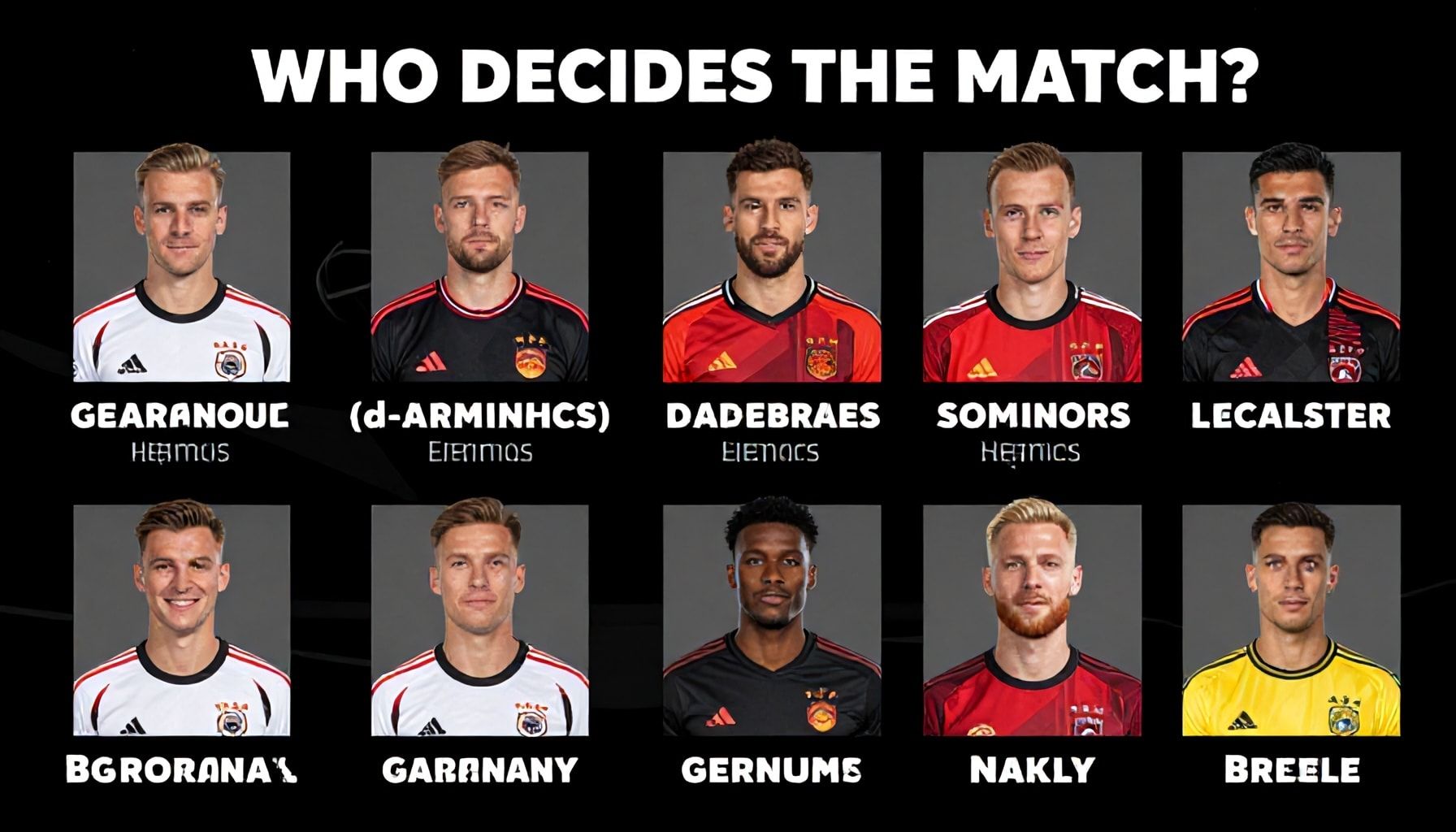 De Sleutelspelers van Duitsland: Wie Beslist de Wedstrijd?*