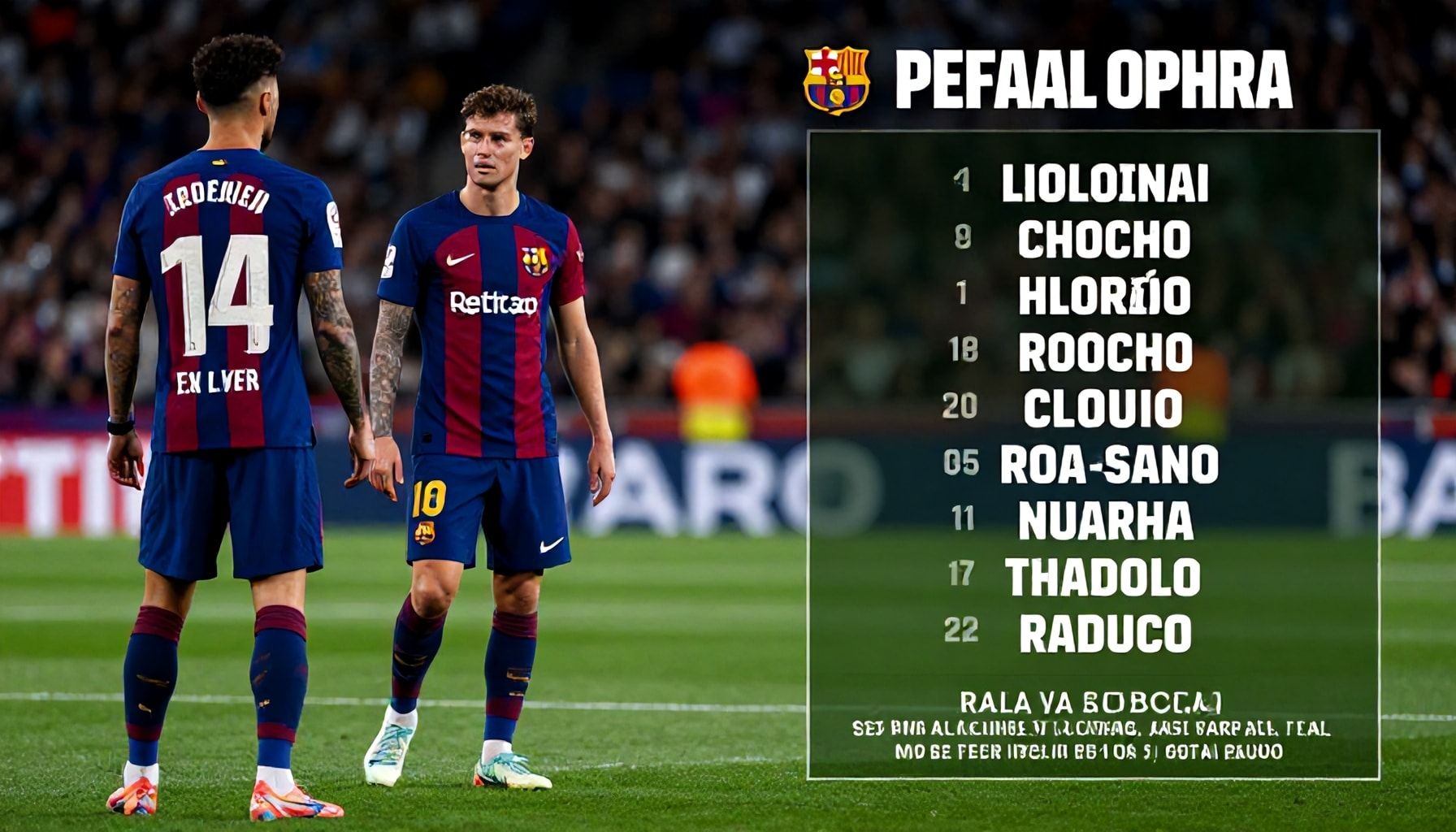 De tactische aanpassingen van Barcelona