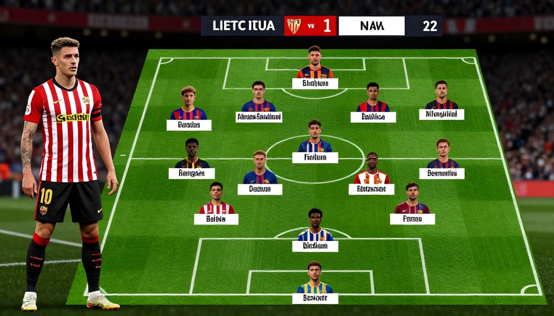 De tactische keuzes van Sevilla