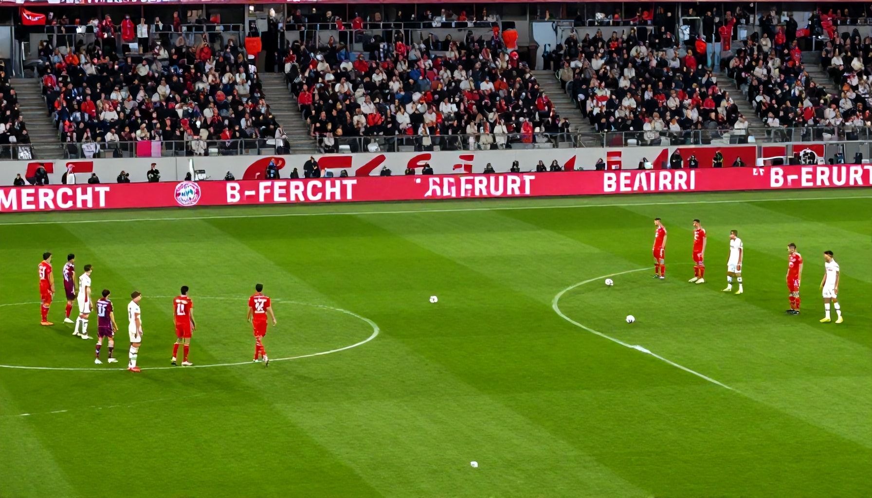 De tactische opstellingen van beide teams