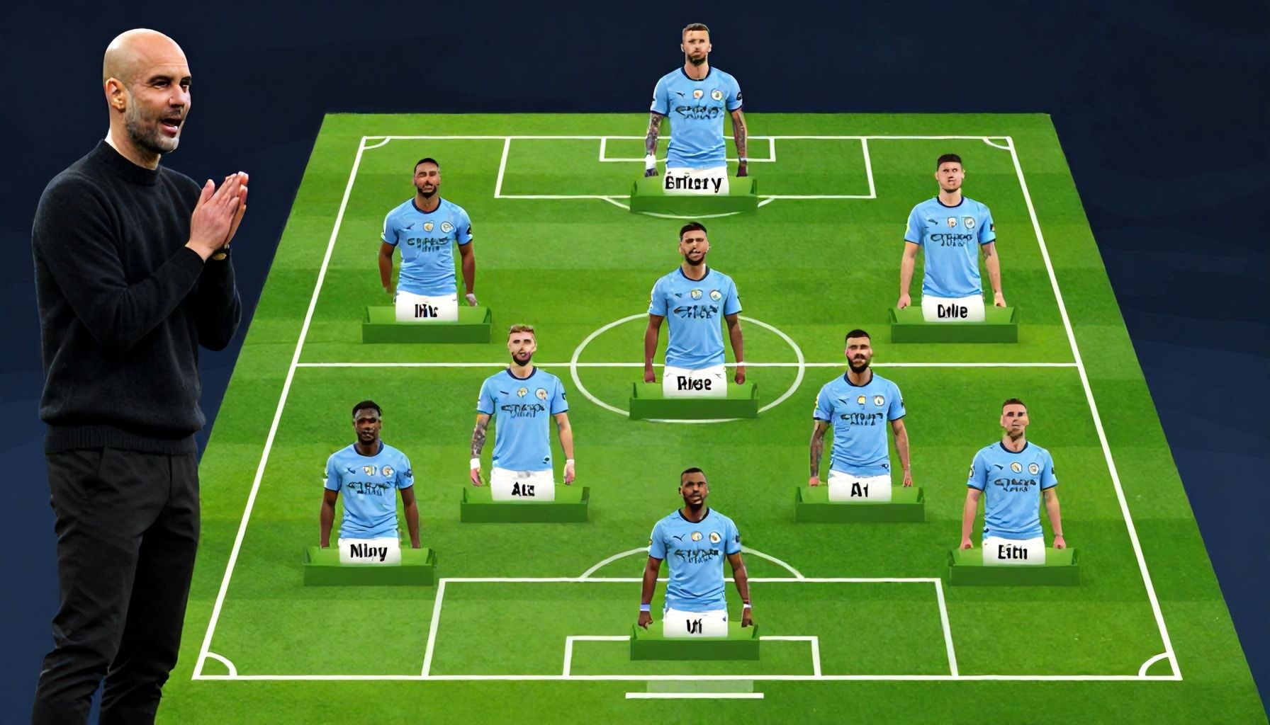 De ultieme 11 van Manchester City: Hoe Pep Guardiola zijn sterren optimaal inzet*