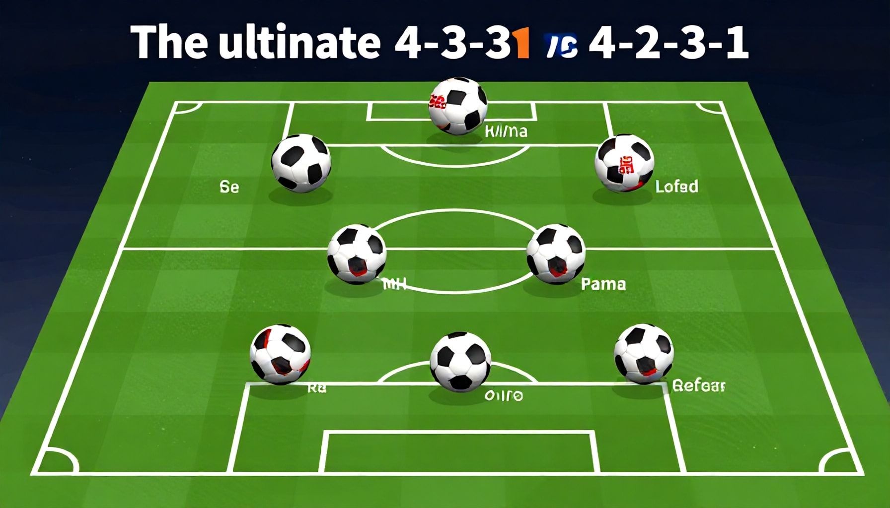 De ultieme 4-3-3 vs. 4-2-3-1: welke formatie wint de wedstrijd?*