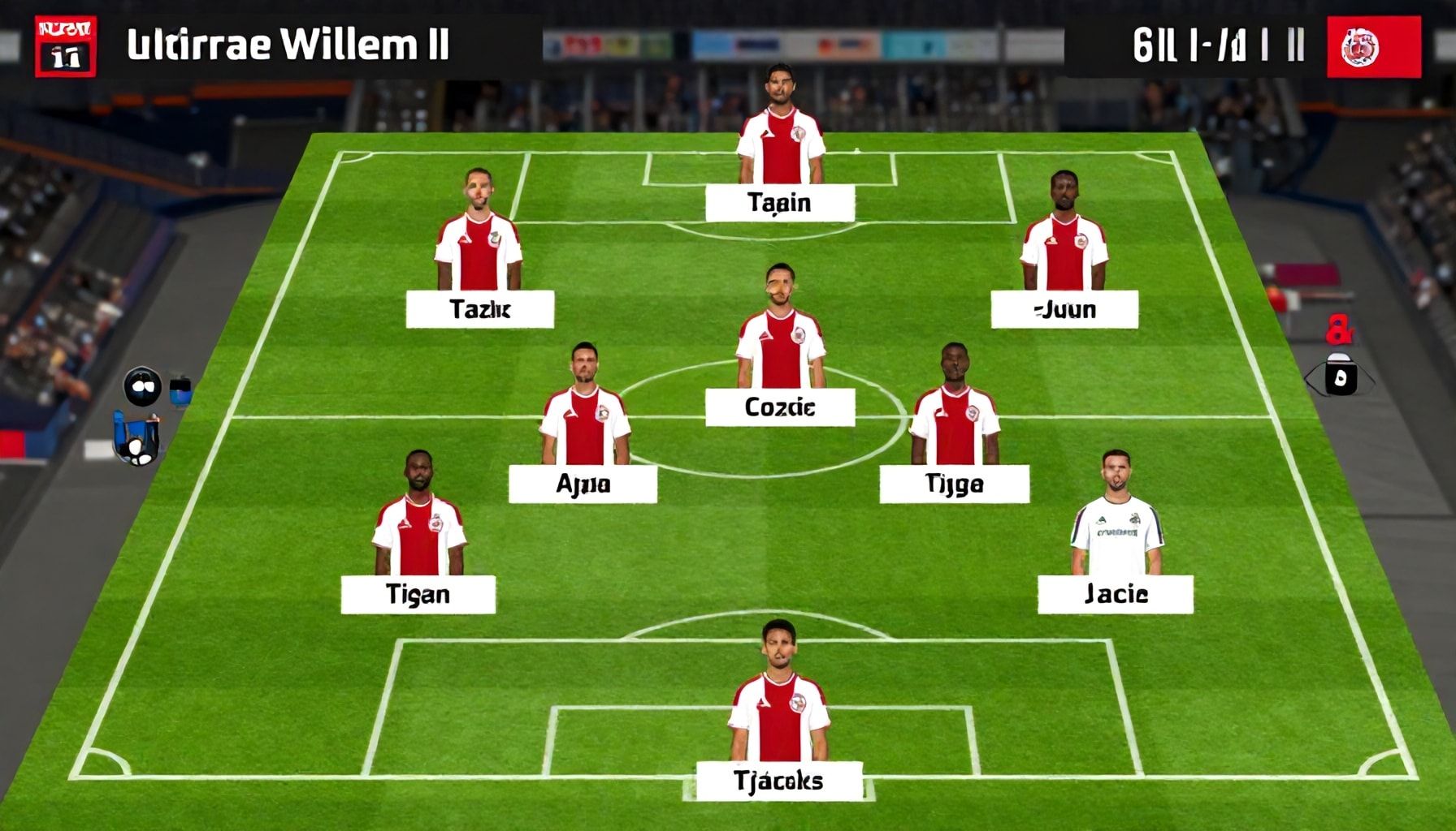 De ultieme Ajax-opstelling: Hoe je Willem II kunt verslaan met deze tactiek"*