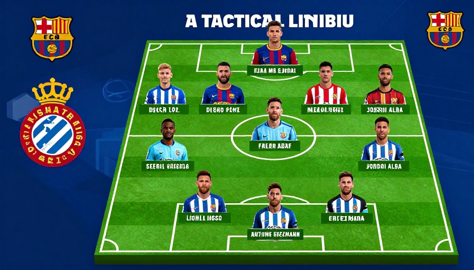De verwachte opstelling van Espanyol