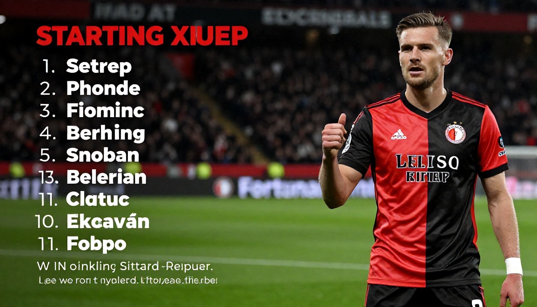 De verwachte startelf van Feyenoord