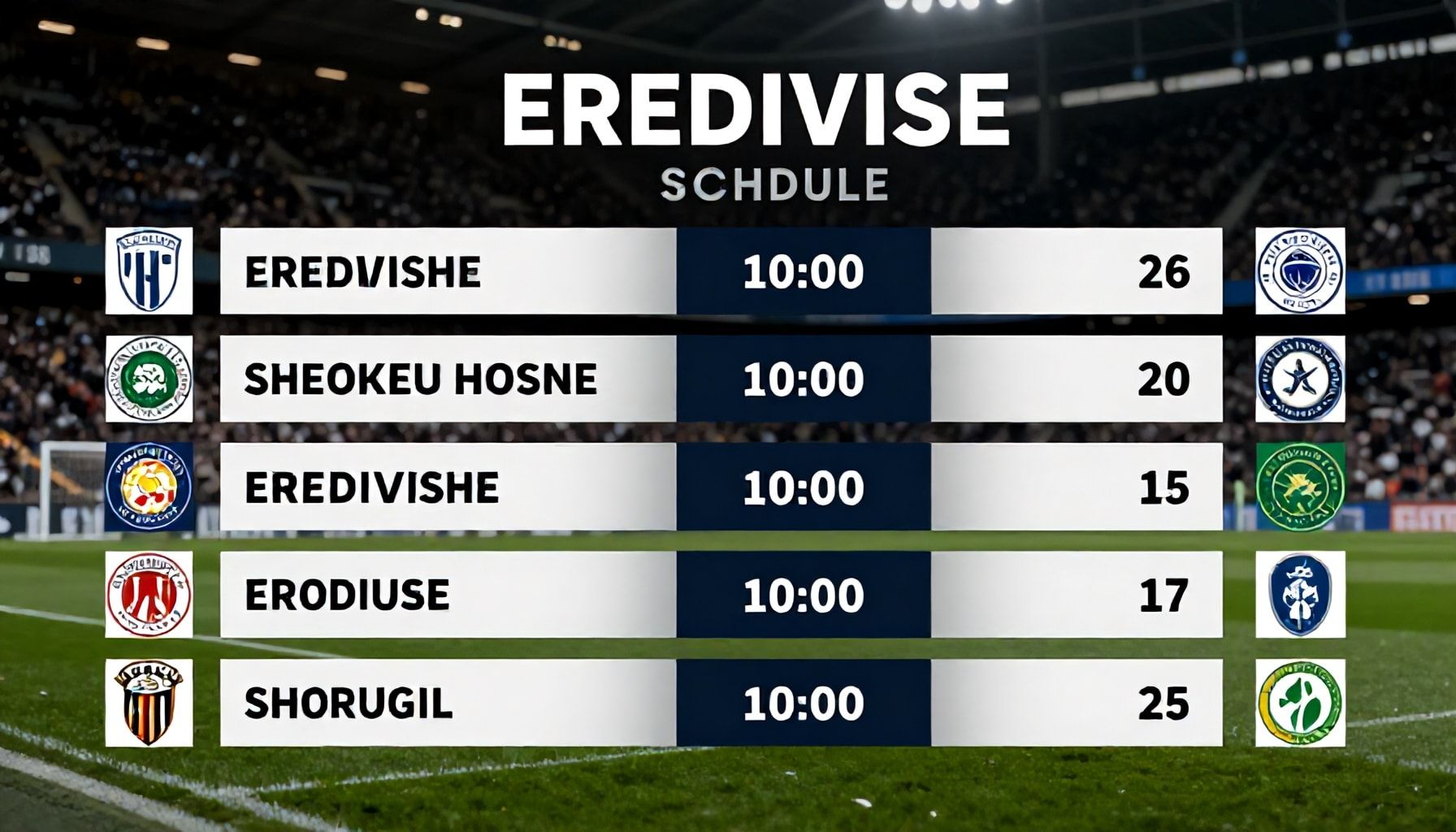 De waarheid over het nieuwe Eredivisie-schema: wat er echt verandert*