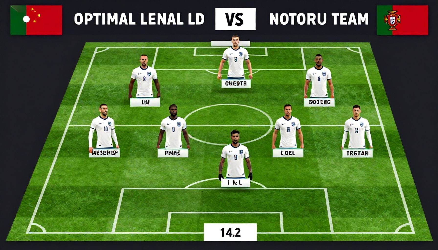 Deens voetbalelftal vs. Portugees voetbalelftal: optimale opstellingen voor succes*