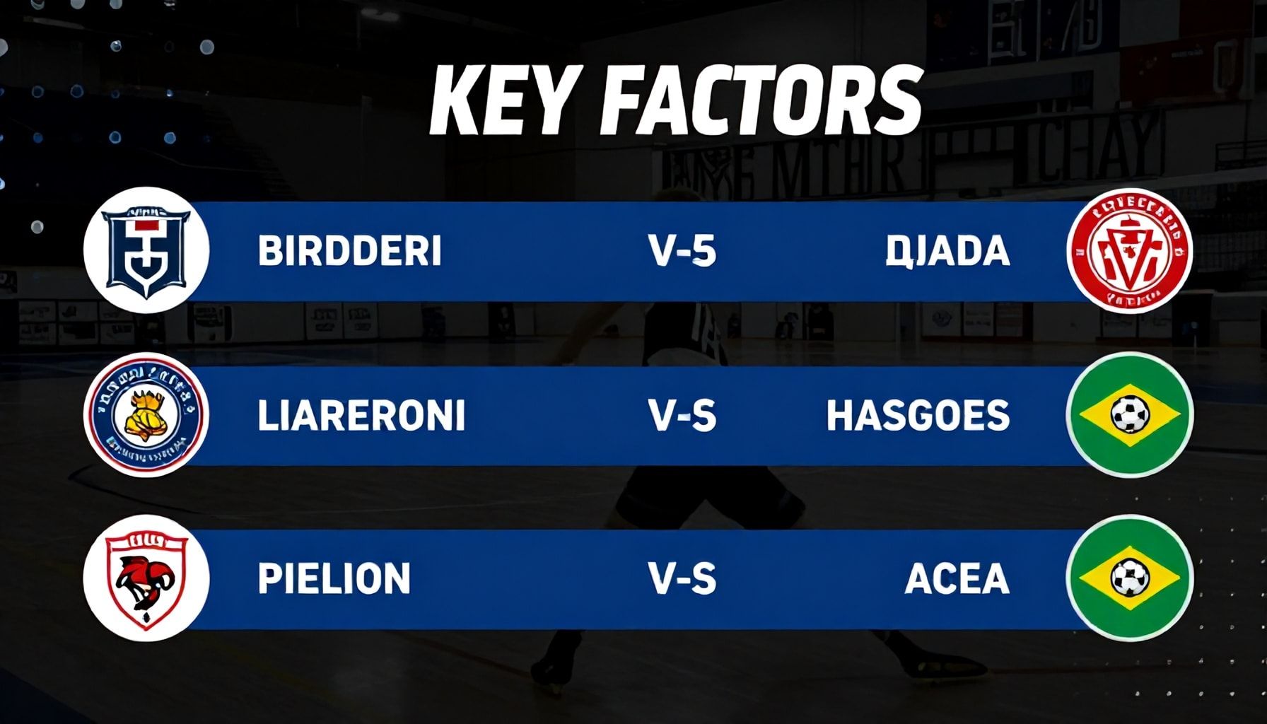 Dit zijn de 3 sleutelfactoren die de wedstrijd zullen bepalen*