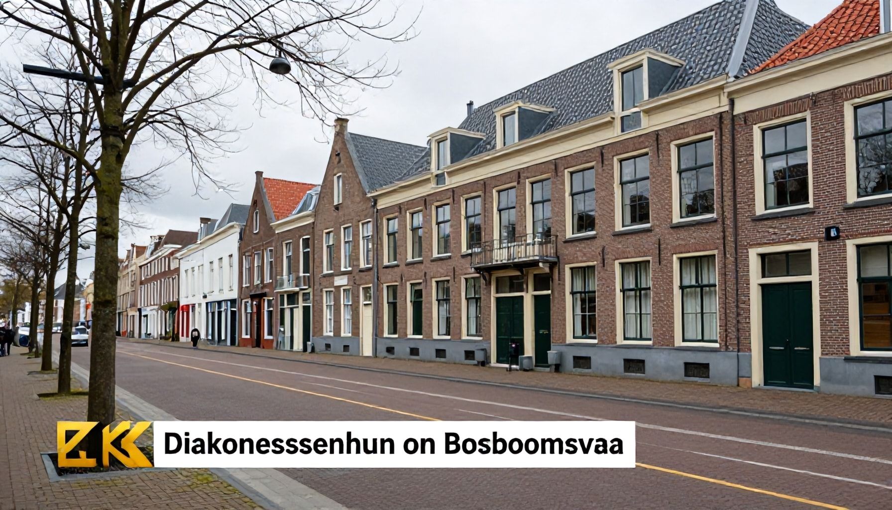 Een blik op de nieuwe locatie aan de Bosboomstraat