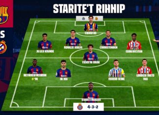 FC Barcelona en Espanyol starten met deze opstellingen
