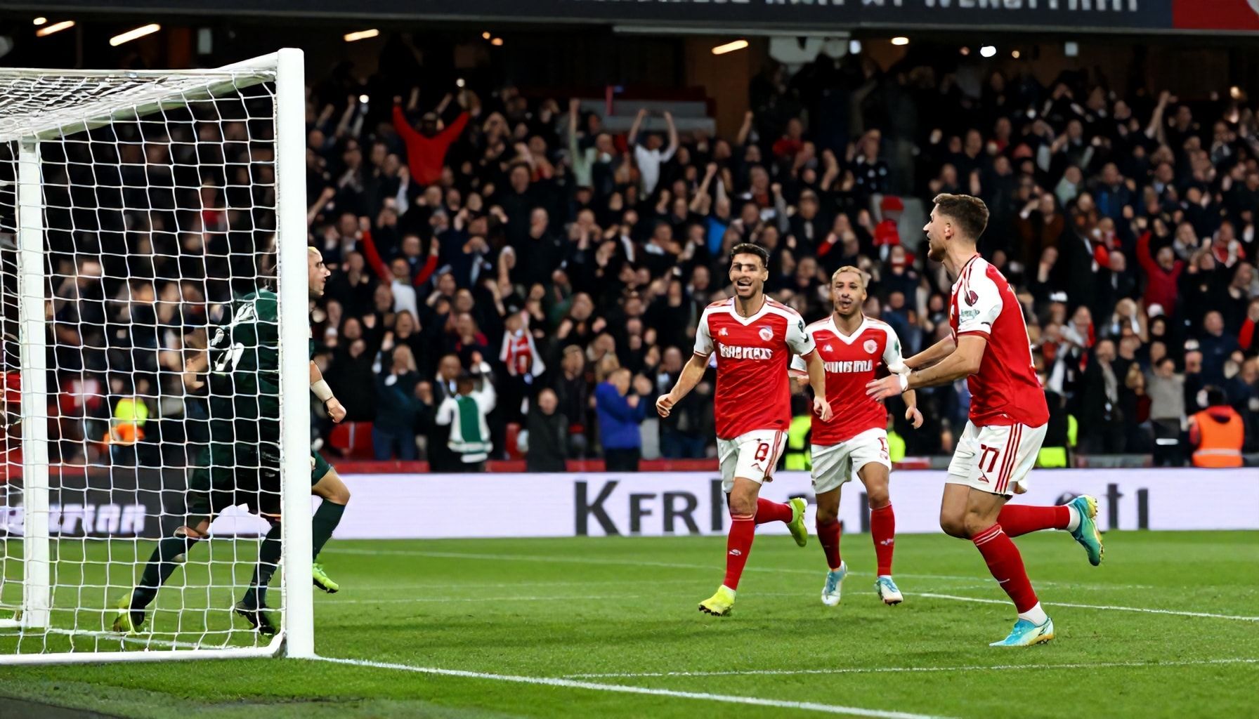 Excelsior reageert met een doelpunt in de tweede helft