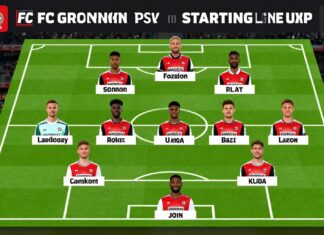 FC Groningen en PSV stellen op met deze 11 spelers